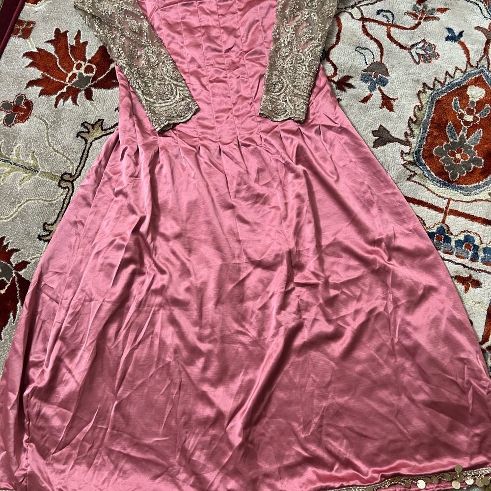 New women medium size maxi party dress Indian